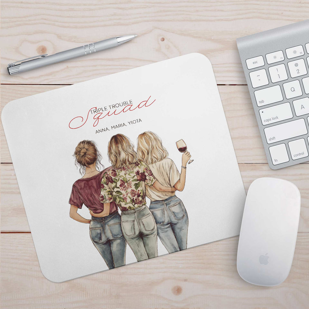 Triple Trouble - Mousepad