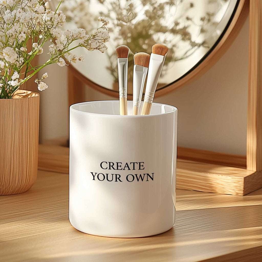 Create Your Own - Ceramic Make Up Brush Holder