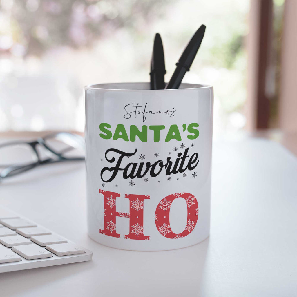 Santa's Favorite - Ceramic Pencil Holder