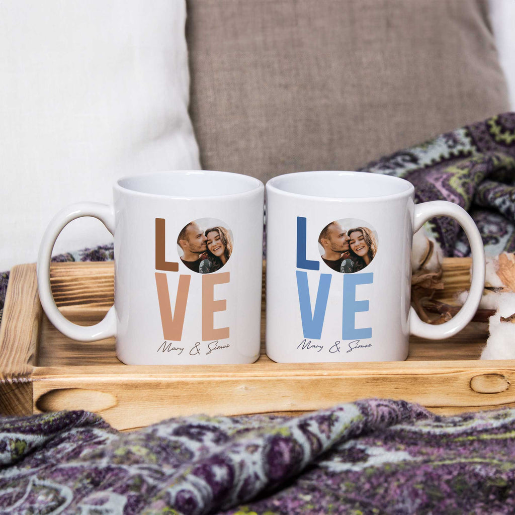 LOVE - Ceramic Mug 330ml Set Of 2