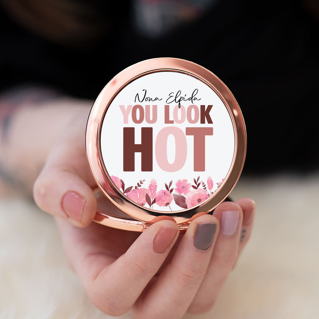 Godmother You Look Hot - Compact Mirror