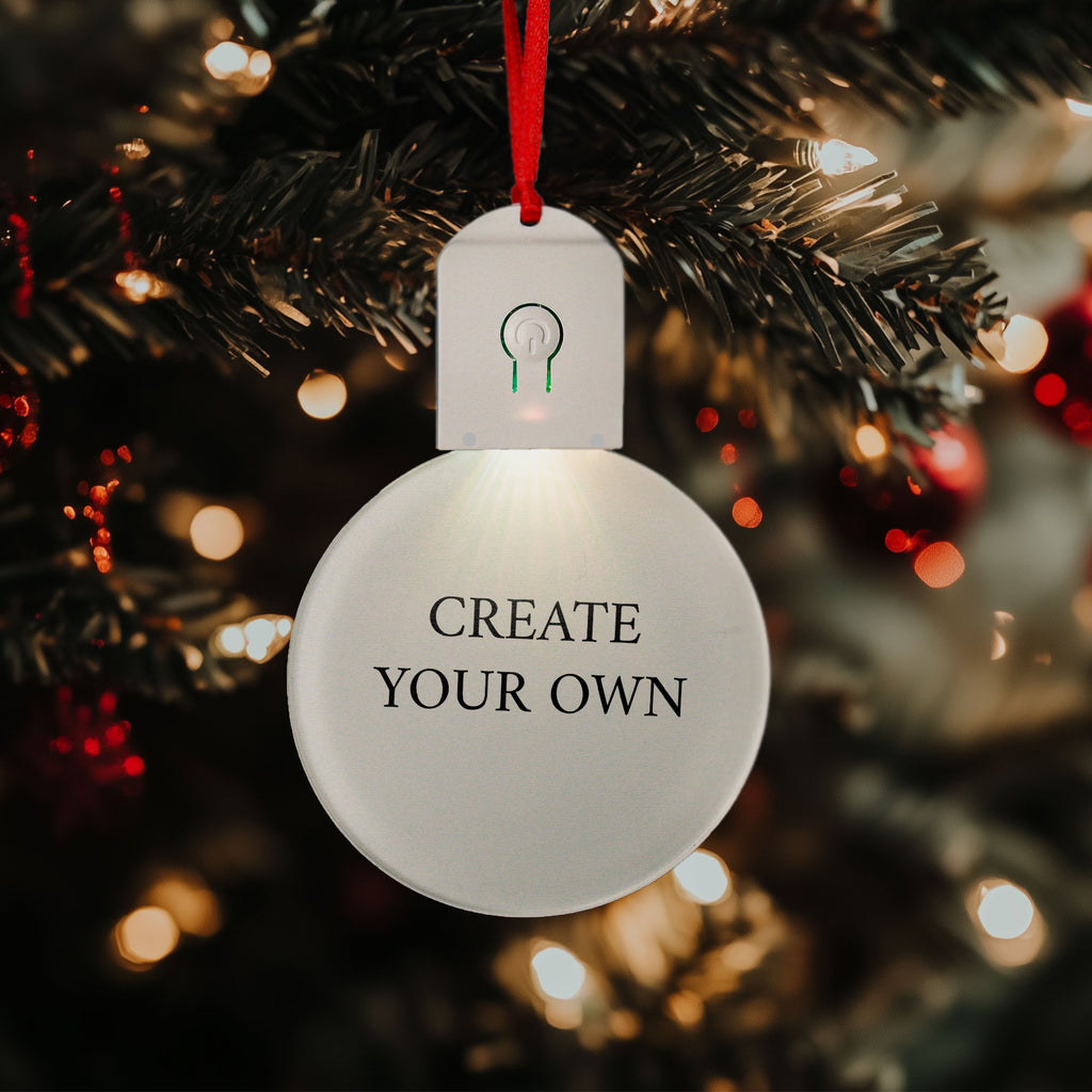 Create Your Own - Led Light Ornament