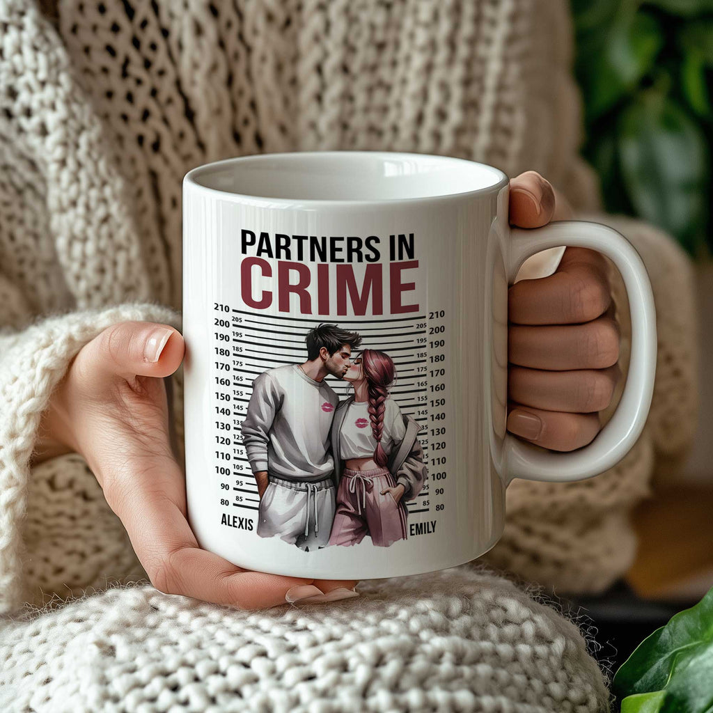 Partners In Crime (Two Sides Design) - Big Ceramic Mug 18oz