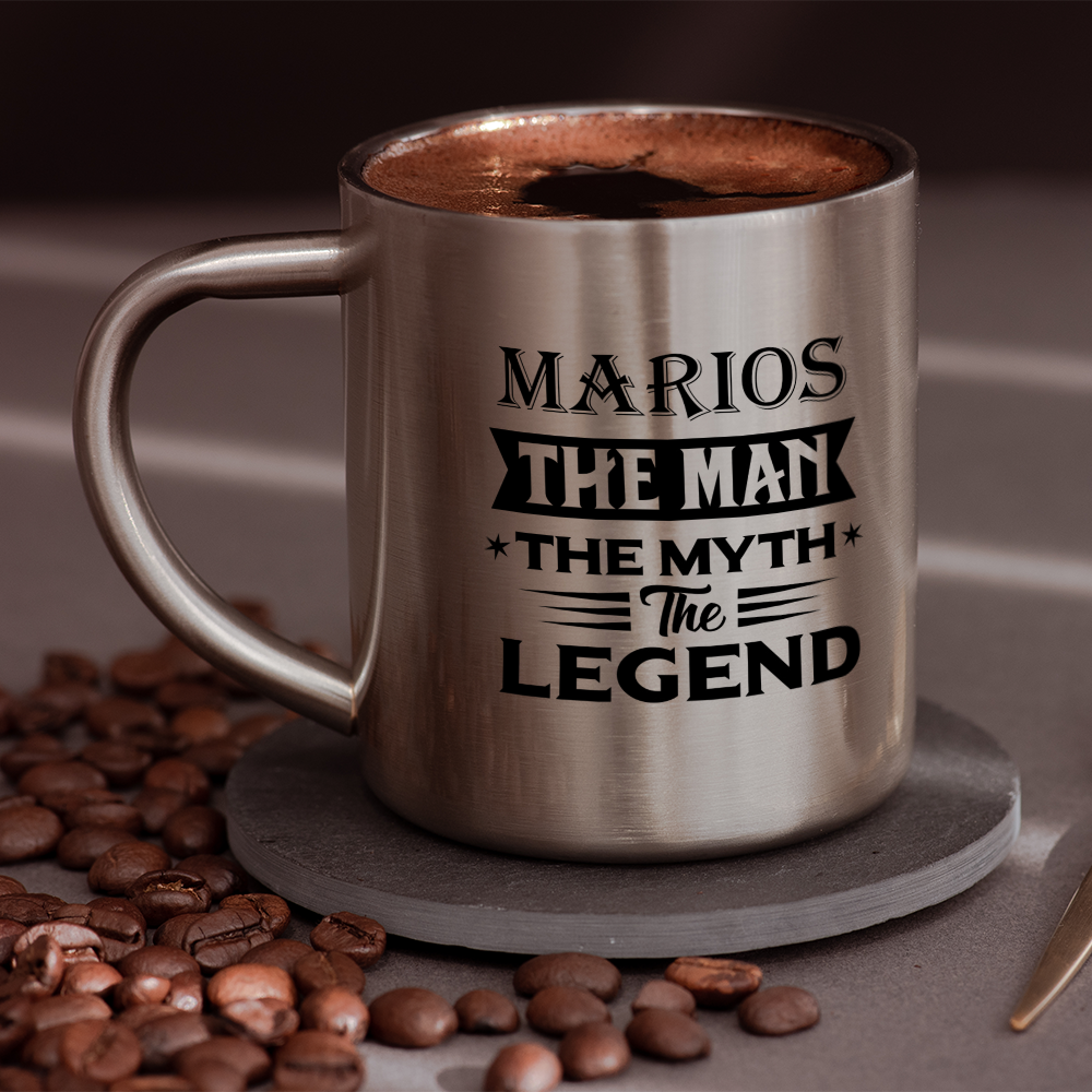 The Man, The Myth, The Legend - Stainless Steel Coffee Mug