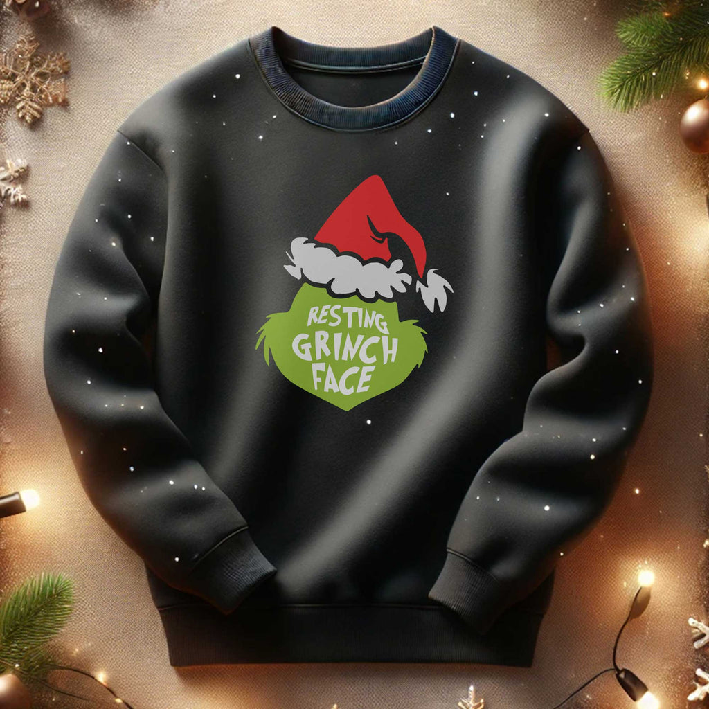 Resting Grinch Face Sweatshirt