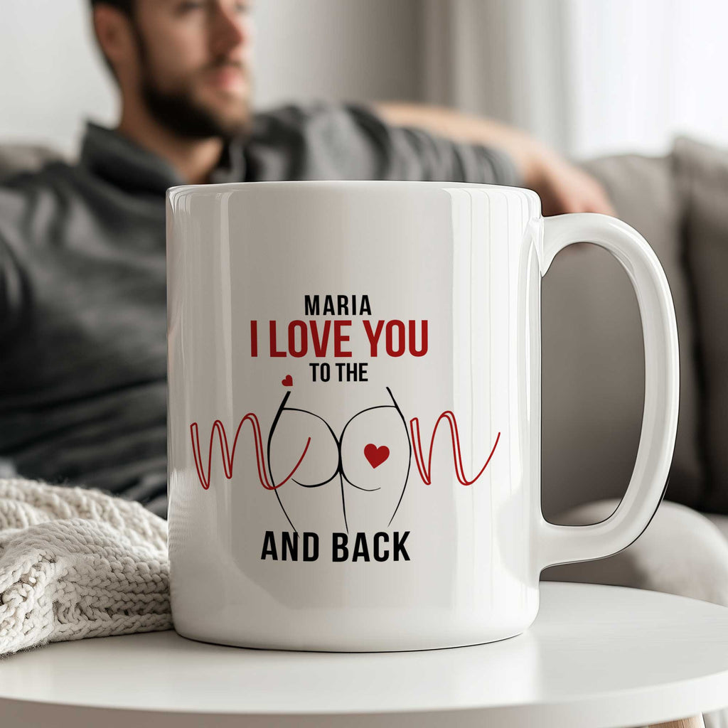 To The Moon And Back - Big Ceramic Mug 18oz