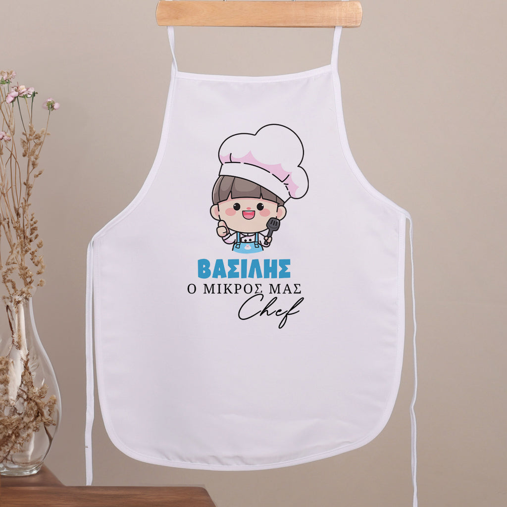 Little Chef Boy - Children's White Apron