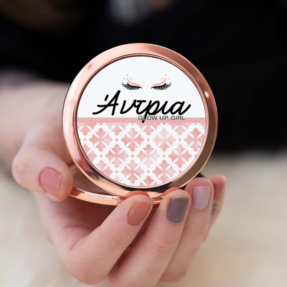 Glow Up, Girl - Compact Mirror