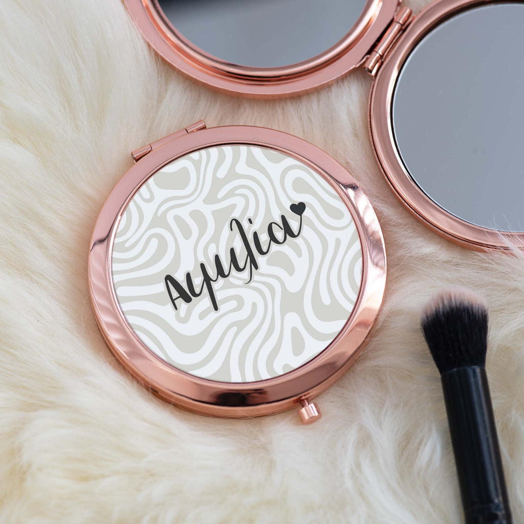 Pattern & Name - Compact Mirror