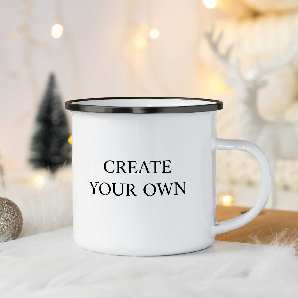 Create Your Own - Christmas S/Steel Enamel Mug