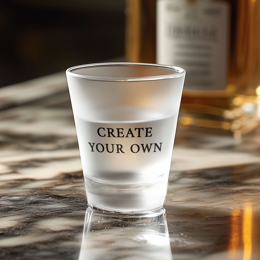 Personalized Frosted Shot Glass