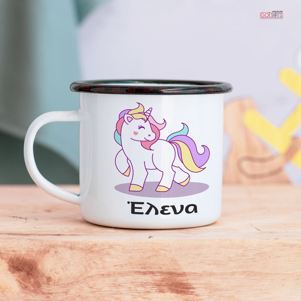 Unicorn - Stainless Steel Enamel Mug