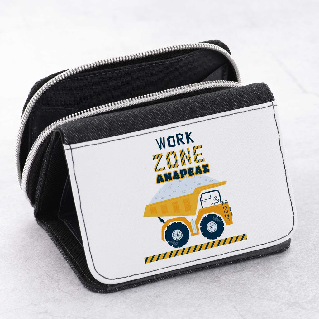 Work Zone Tractor - Kid's Jean Wallet