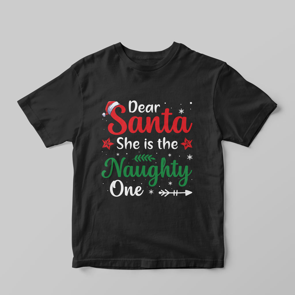 She Is The Naughty One - Regular Fit T-shirt