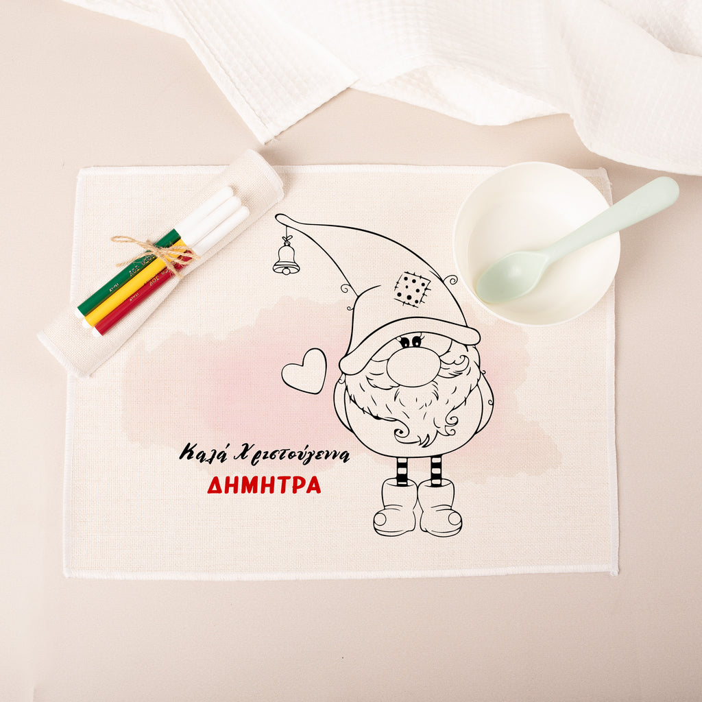 Christmas Gnome - Placemat