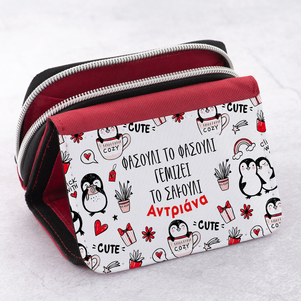 Penguins Pattern - Kid's Jean Wallet